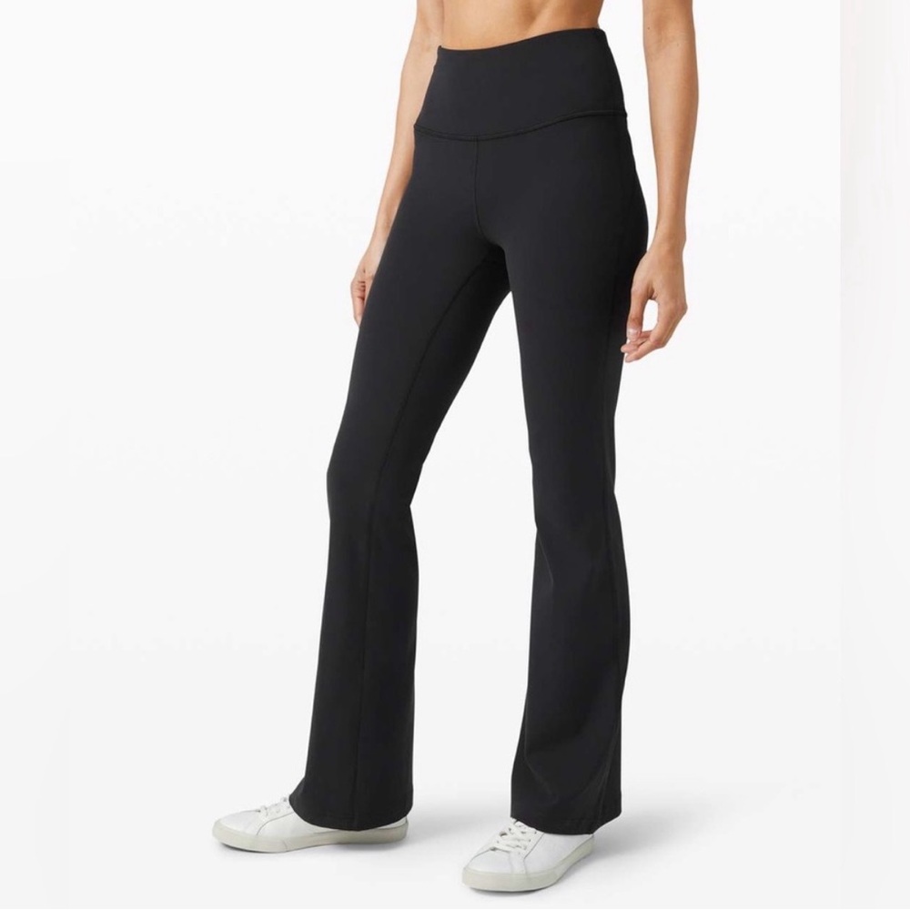 (P5) NWT Lululemon Groove Nulu High-Waist Black Flared Women's Pants - Sz 6